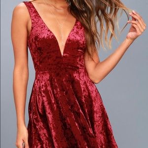 Red Velvet Cocktail Dress ❤️